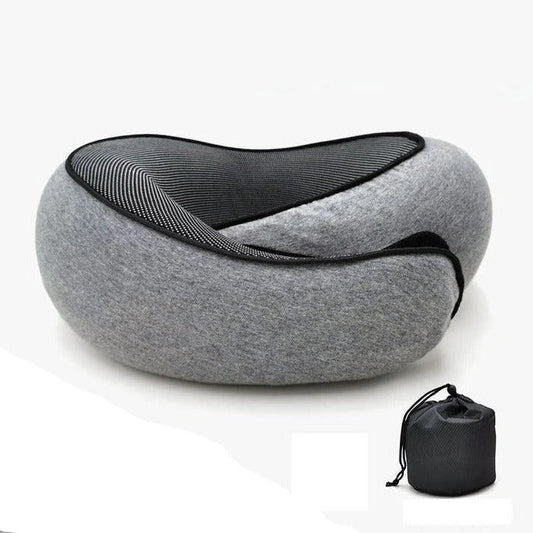 Norvo | Snail Style Memory Foam, Travel Curved Neck Pillow