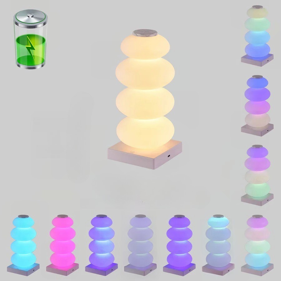 Norvo | RGB LED Nattbordlampe med Berøringskontroll