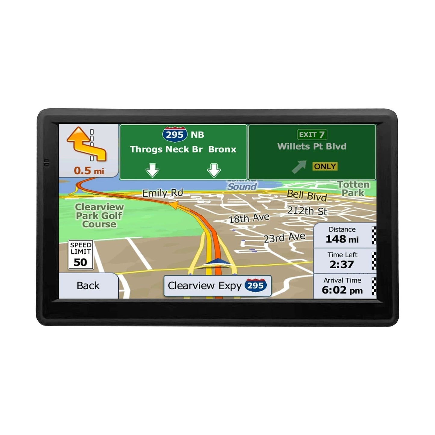 Norvo | 7 Tommers GPS Navigasjonssystem for Bil og Lastebil
