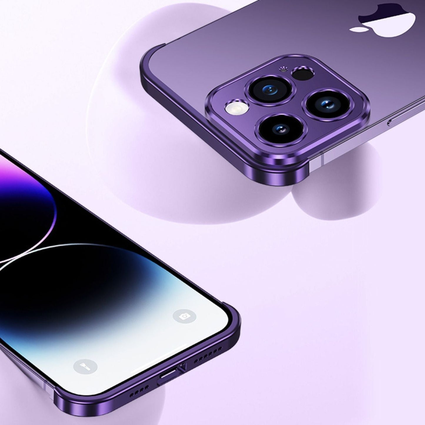 Norvo | Ultra-tynn metalldeksel for iPhone – Usynlig beskyttelse, slank og slitesterk telefongrende