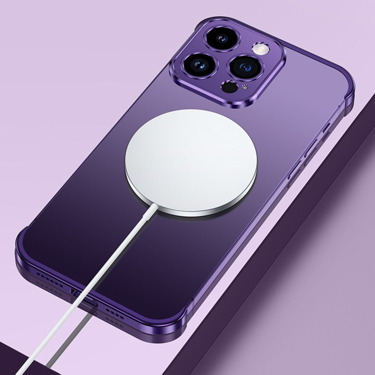 Norvo | Ultra-tynn metalldeksel for iPhone – Usynlig beskyttelse, slank og slitesterk telefongrende