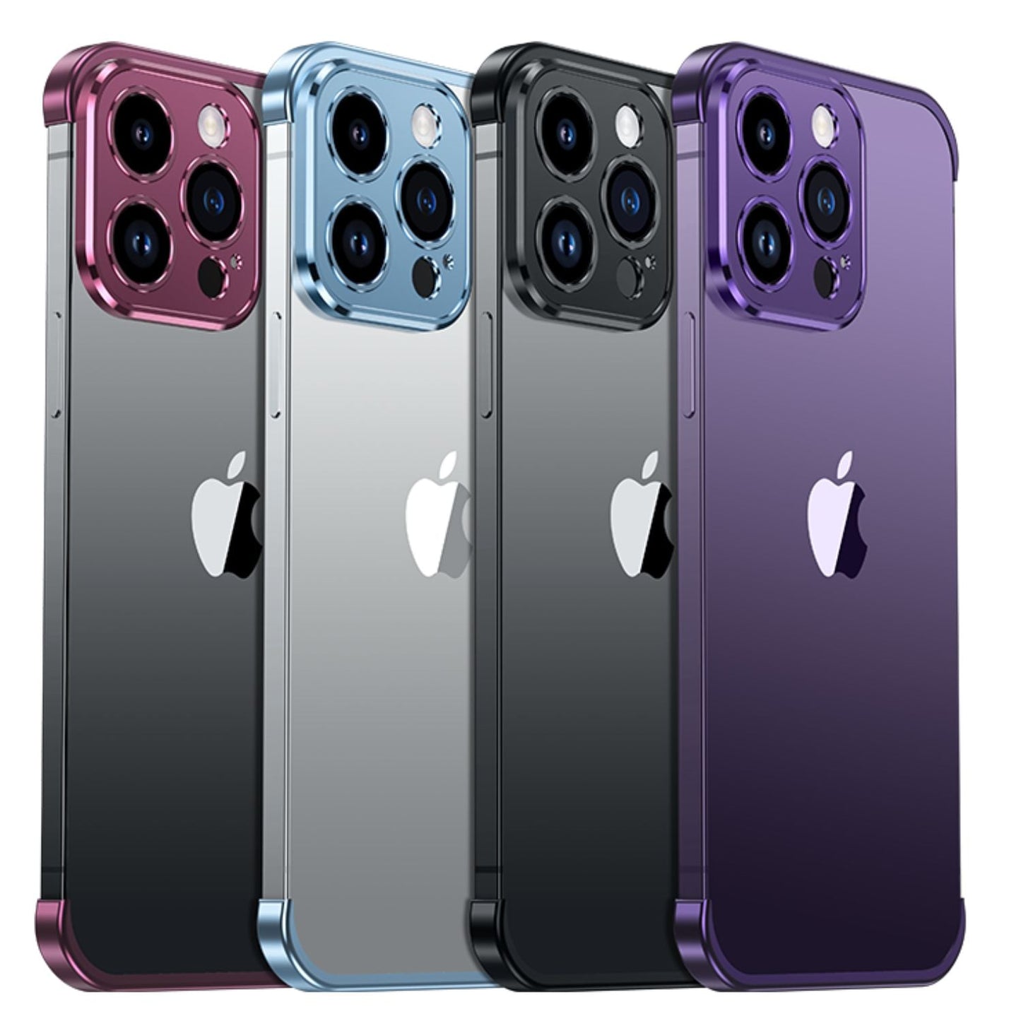 Norvo | Ultra-tynn metalldeksel for iPhone – Usynlig beskyttelse, slank og slitesterk telefongrende