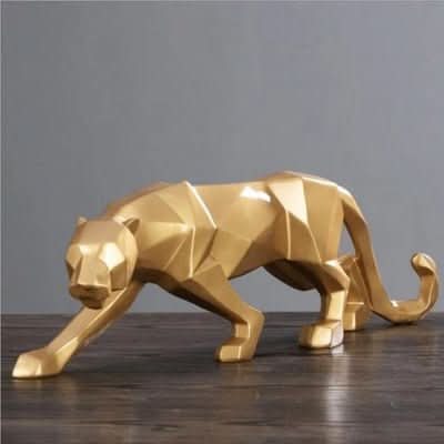 Norvo | Moderne Harpiks Jaguar Figur for Hjemmeinnredning