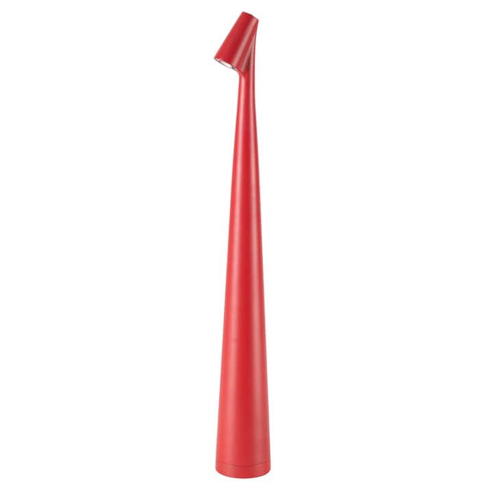 Norvo | Skulpturell Bordlampe Trådløs LED Lampe Solid Aluminiums 10000mAh Batteri 3-Nivå Dimming CRI 90 USB-C Ladekontakt Varm Hvit 2700K