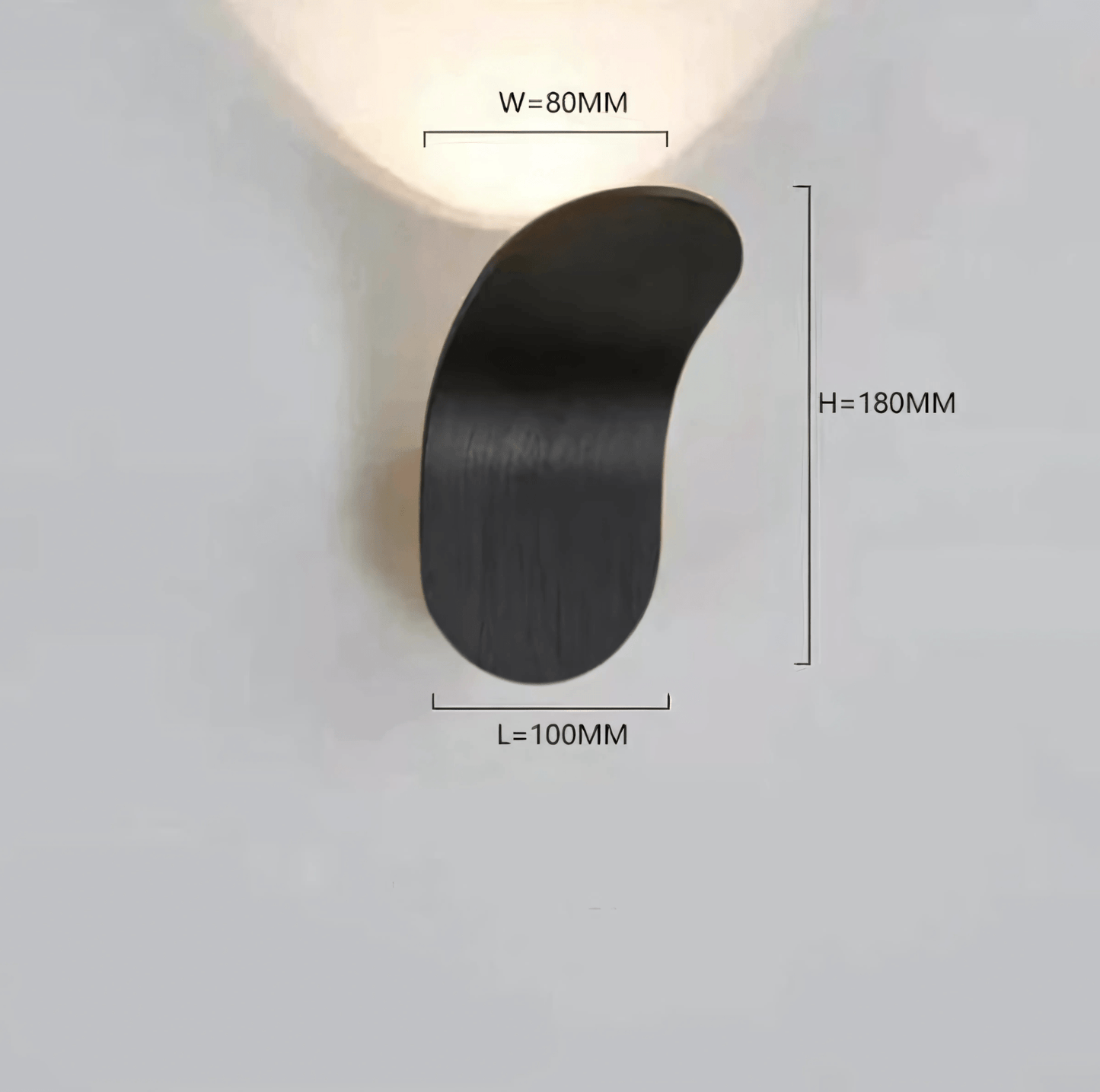 Norvo | Moderne Buet Vegglampe med LED Lys