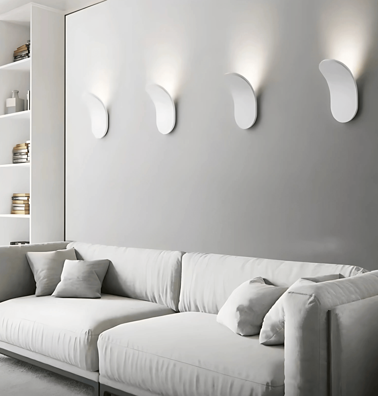 Norvo | Moderne Buet Vegglampe med LED Lys