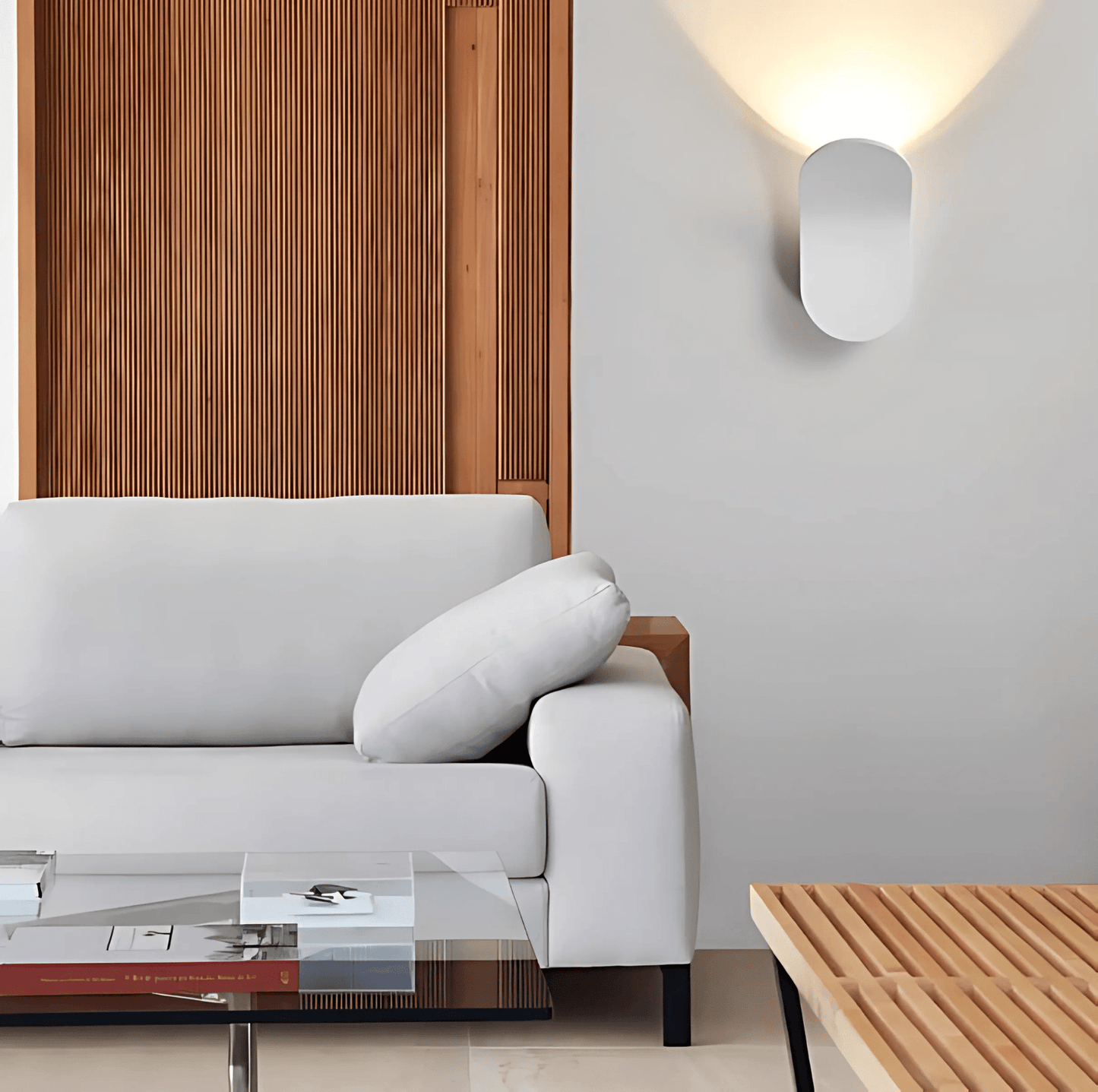 Norvo | Moderne Buet Vegglampe med LED Lys