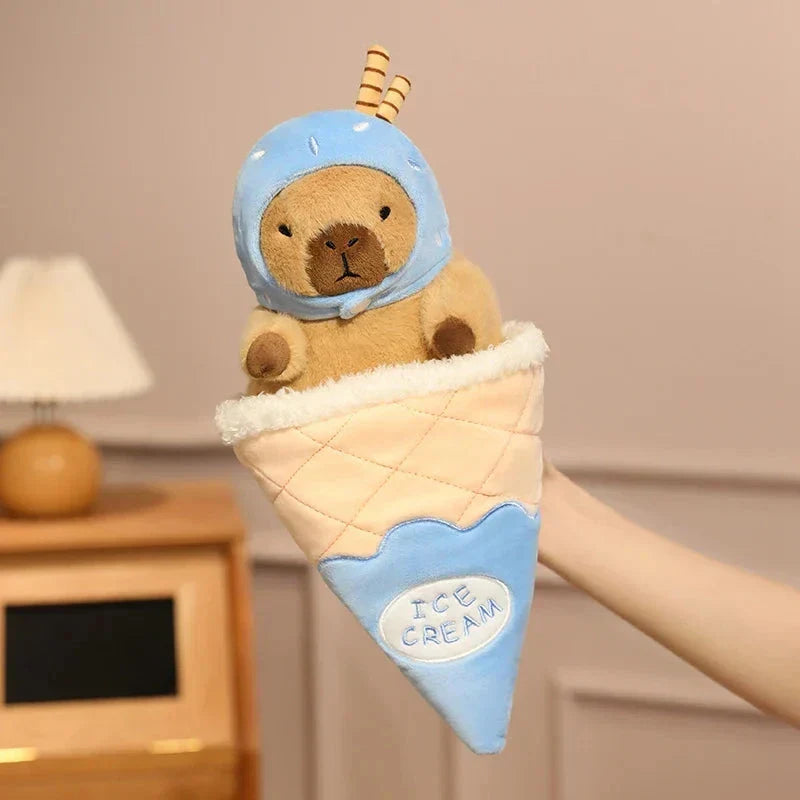 Norvo | Capybara Soft Iskrem Vaffel Plush