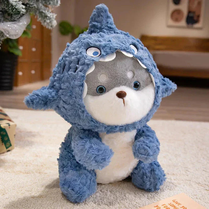 Norvo | Fluffy Hund & Katt i Hai Drakt Kosedyr