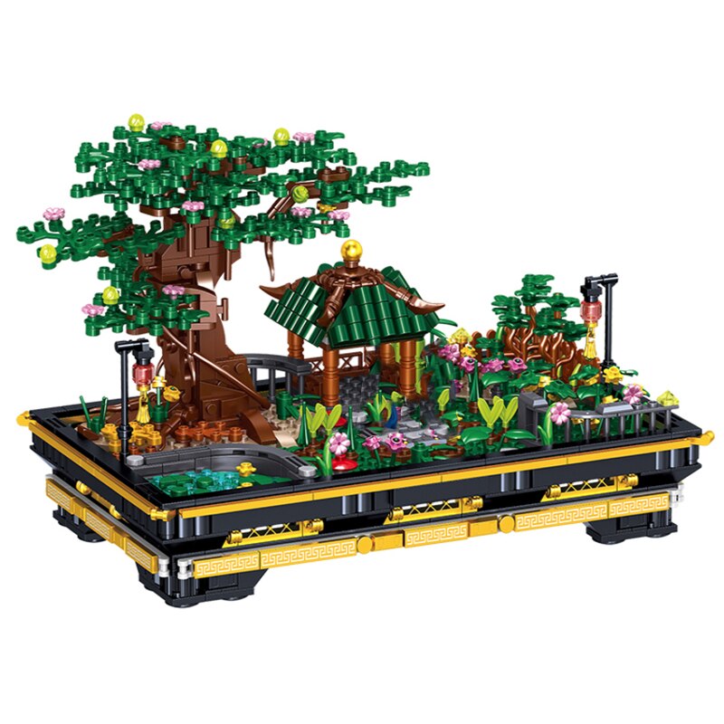 Norvo | Japansk Pagode Tre Dam Scene Nano Bygge Sett