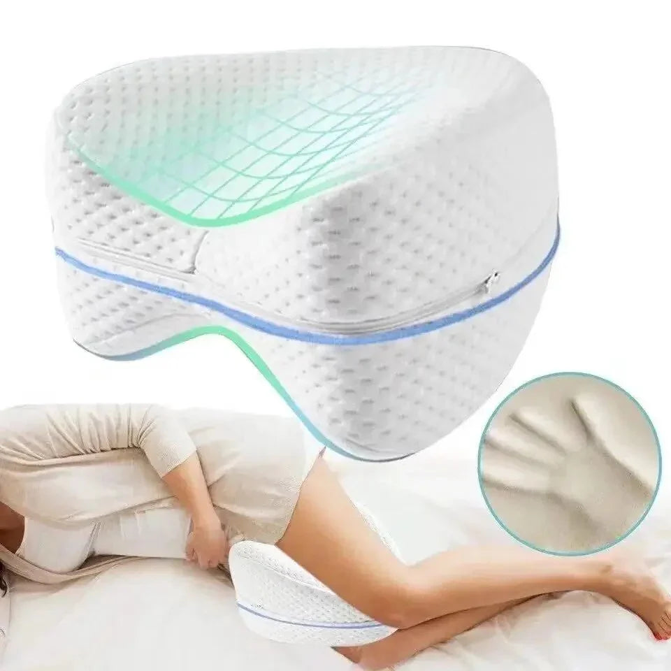 Norvo | Ortopedisk Kneepute for Side-sovende – Ergonomisk Beinpresse med Minne Skum for Bedre Søvn
