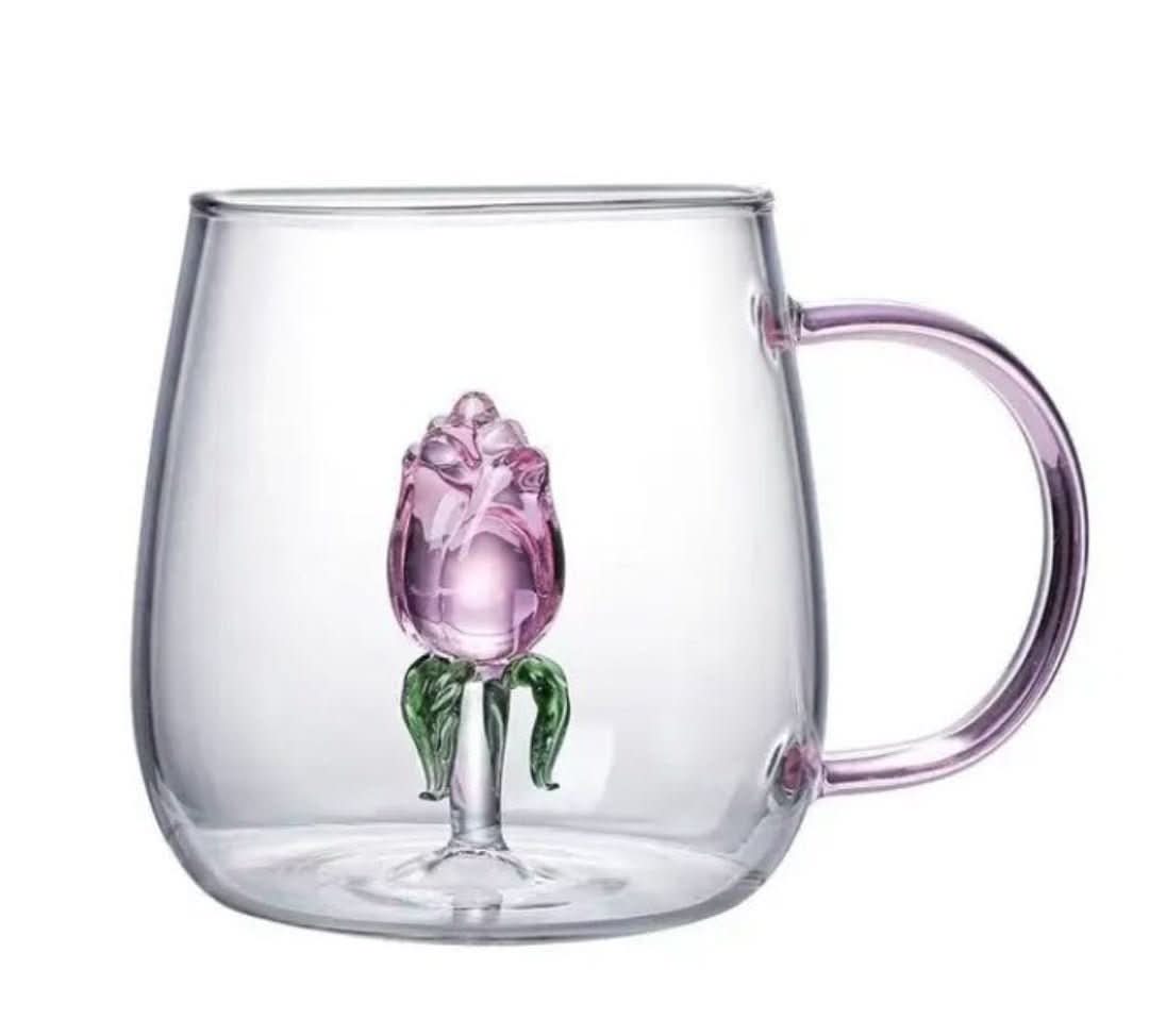 Norvo | La Vie En Rose | Champagne Glass - Håndlaget