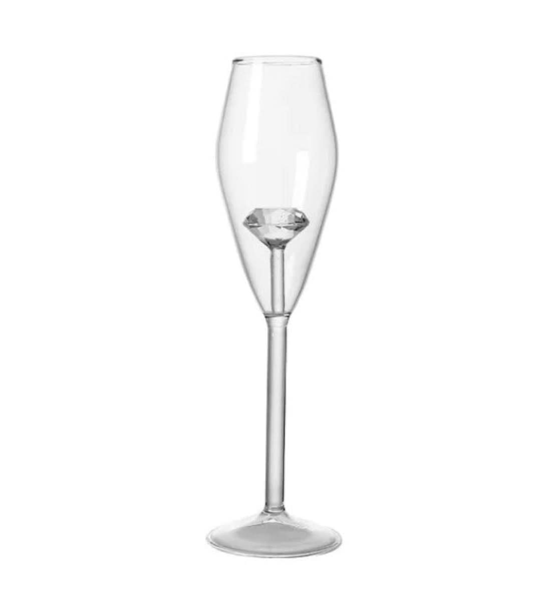 Norvo | La Vie En Rose | Champagne Glass - Håndlaget