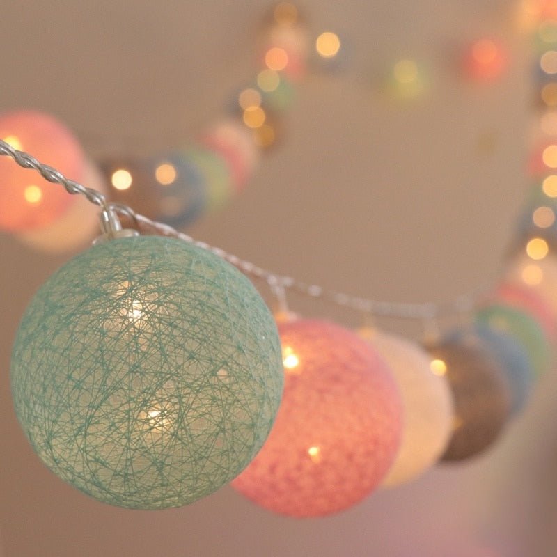 Norvo | LED Bomull Ball Garnlykt