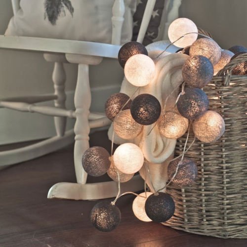 Norvo | LED Bomull Ball Garnlykt