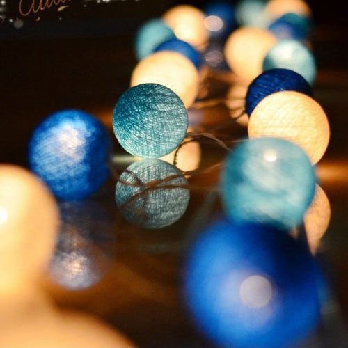 Norvo | LED Bomull Ball Garnlykt