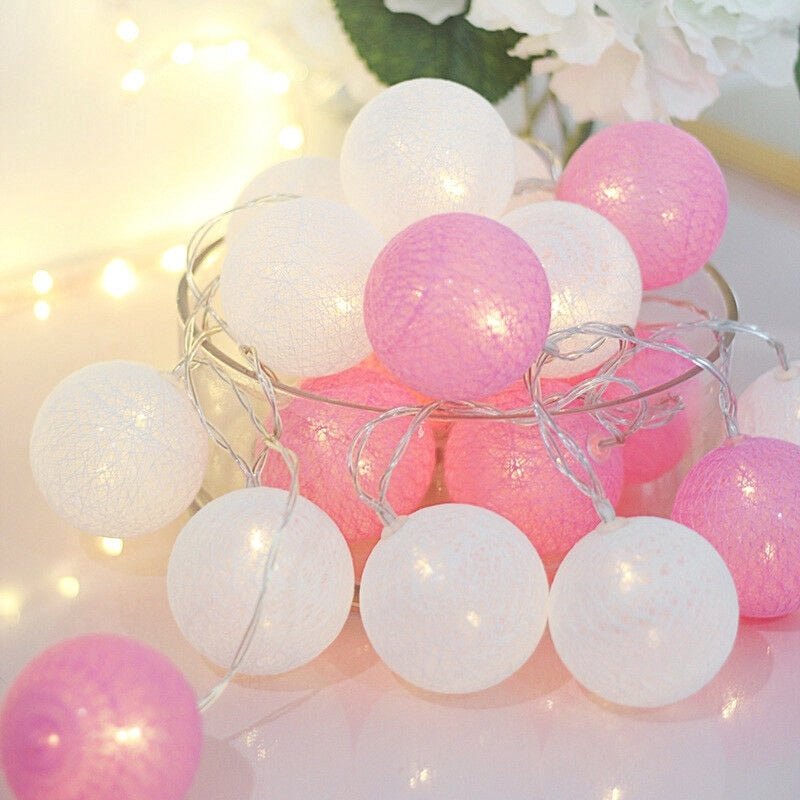 Norvo | LED Bomull Ball Garnlykt