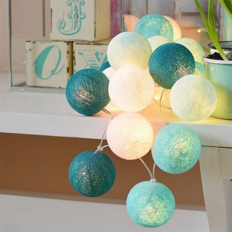 Norvo | LED Bomull Ball Garnlykt