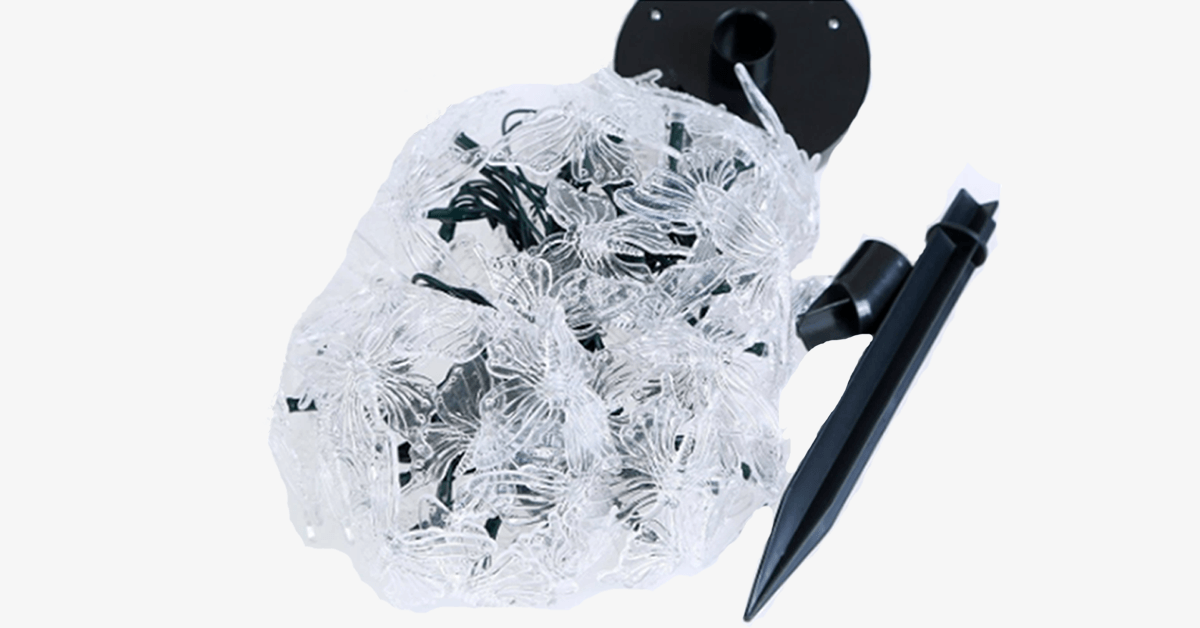 Norvo | 40-LED Festfeiring Aksjebutterfly Lyskilder - Batteridrevet - Perfekt for Fester!