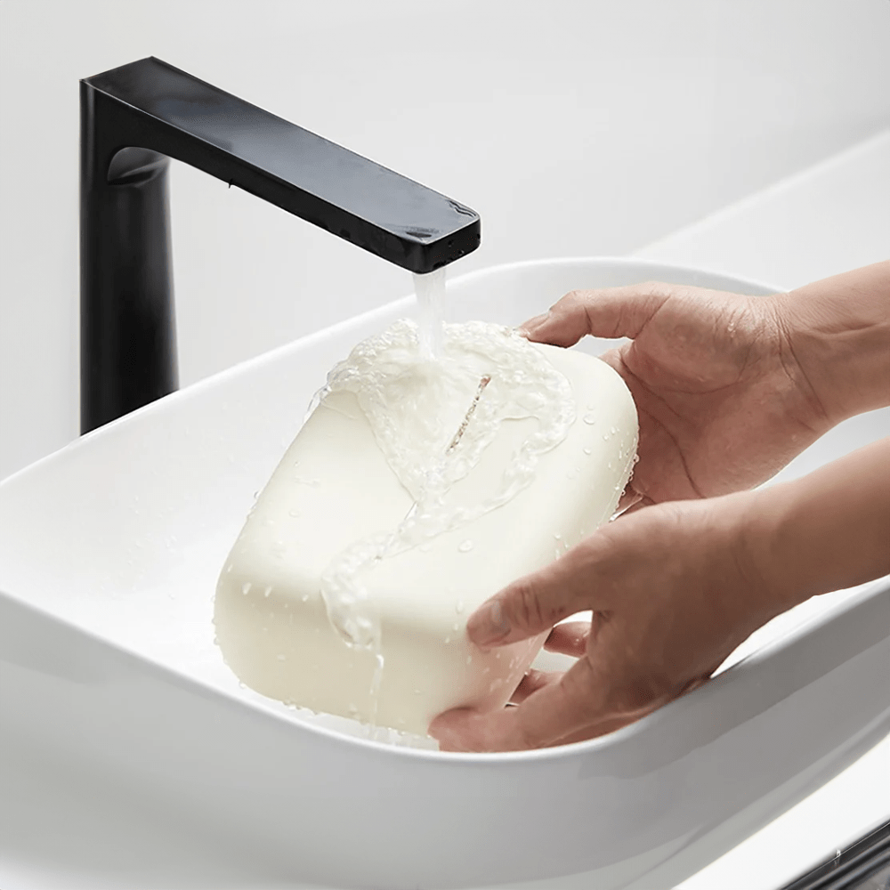 Norvo | Lys beige myk vevde boksdeksel