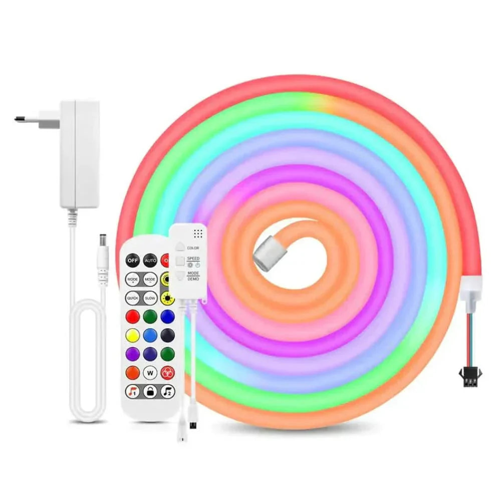 Norvo | RGB Neon LED Tau lys med app-kontroll