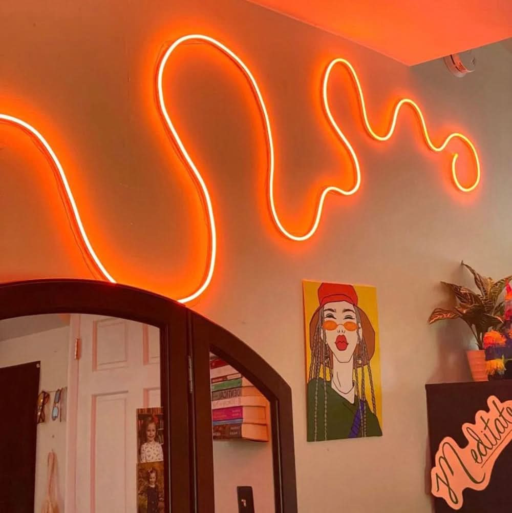 Norvo | RGB Neon LED Tau lys med app-kontroll