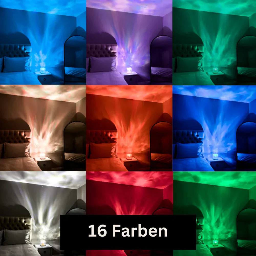 Noorderlicht Lampe med 16 Farger - AuroraGlow