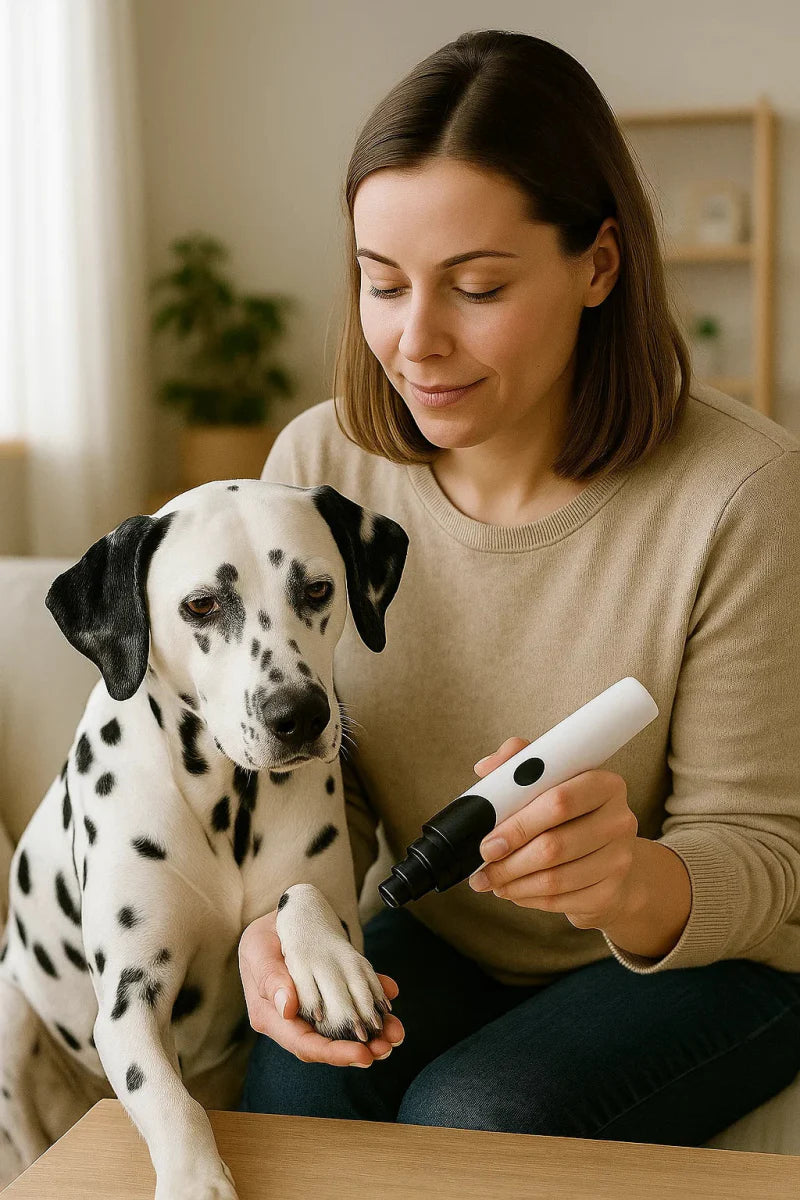 Norvo | LUCKYNAIL – Stille elektrisk kjæledyrklipper med USB oppladbart batteri