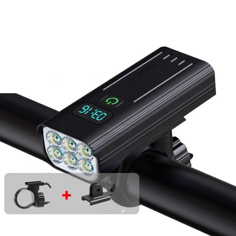 Norvo | ROADGLOW X – 5000 lumen sykkellys med 12 LED-lamper og USB-C oppladbart batteri