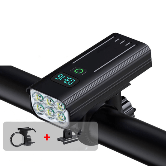 Norvo | ROADGLOW X – 5000 lumen sykkellys med 12 LED-lamper og USB-C oppladbart batteri