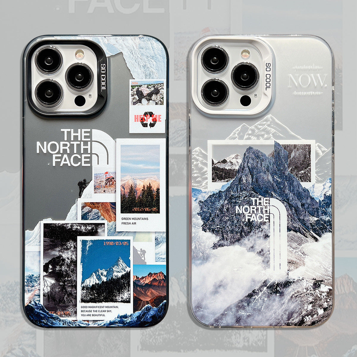 Norvo | Galvanic Letters Snøfjellet Telefonetui For iPhone