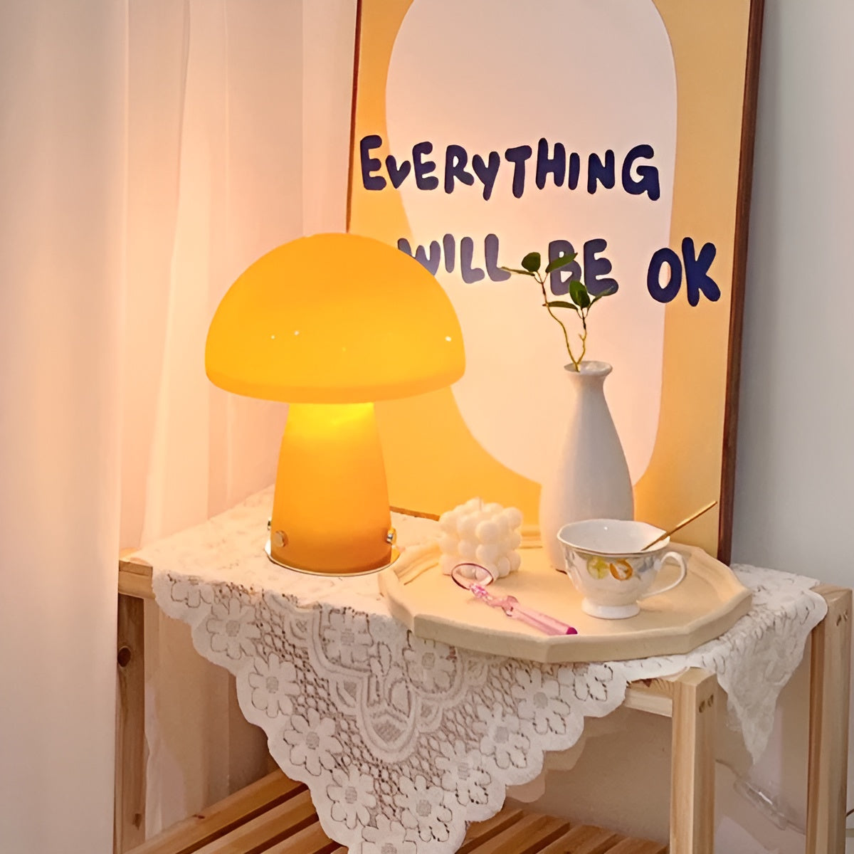 Norvo | GlowMush – Skandinavisk bordlampe med kunstnerisk varme