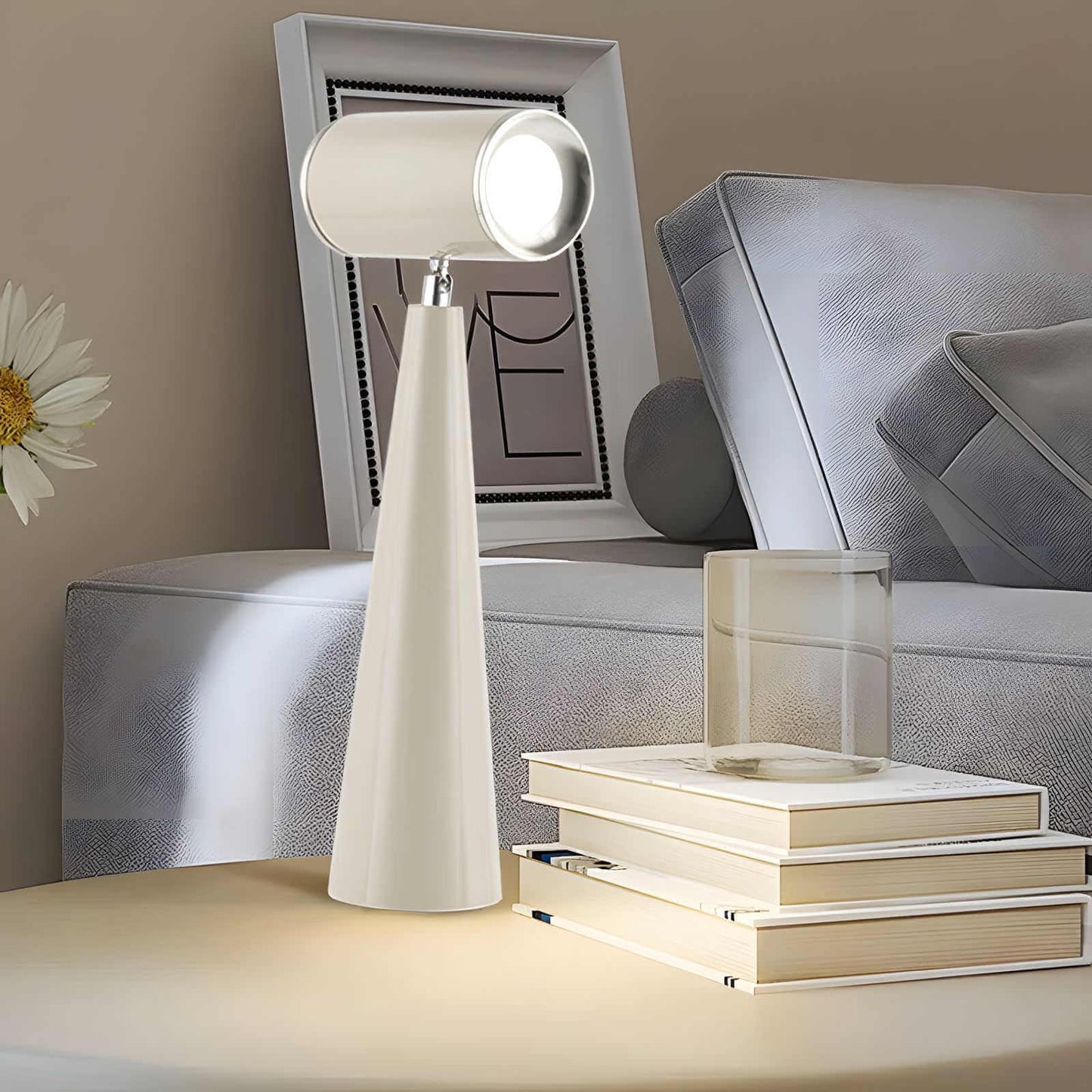 Norvo | LED Sopp Oppladbar Bærbar Bordlampe