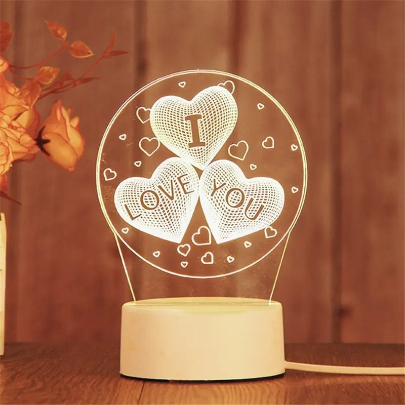 Norvo | Romantisk Hjerte Lampe – Perfekt for jubileumsgaver, Valentinsdagen, eller spesielle bursdagsoverraskelser