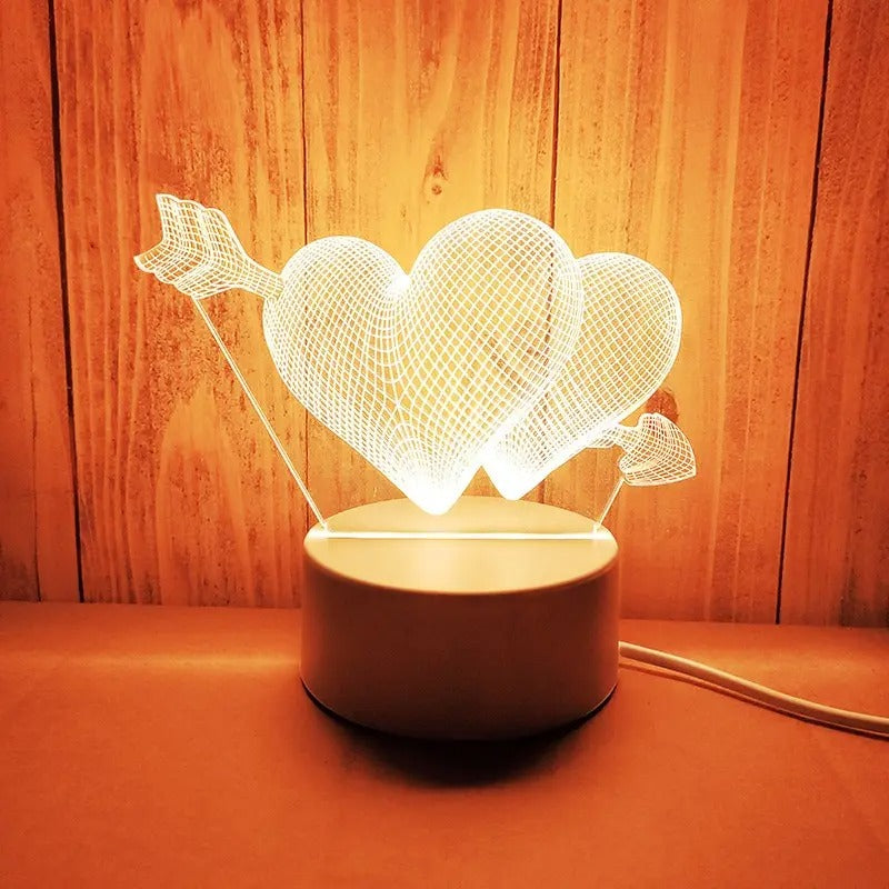 Norvo | Romantisk Hjerte Lampe – Perfekt for jubileumsgaver, Valentinsdagen, eller spesielle bursdagsoverraskelser