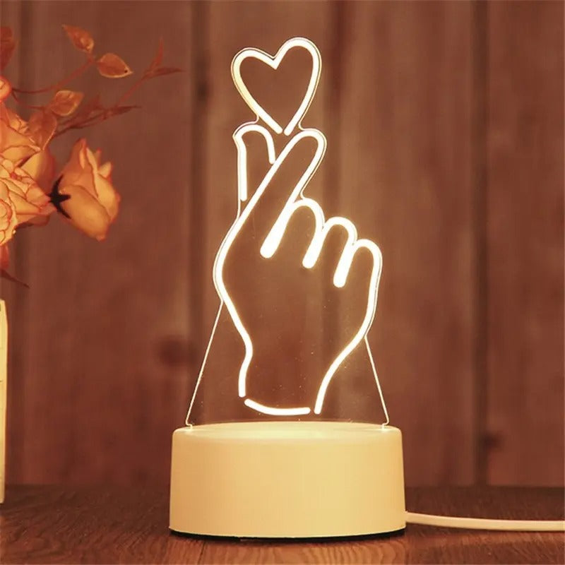 Norvo | Romantisk Hjerte Lampe – Perfekt for jubileumsgaver, Valentinsdagen, eller spesielle bursdagsoverraskelser