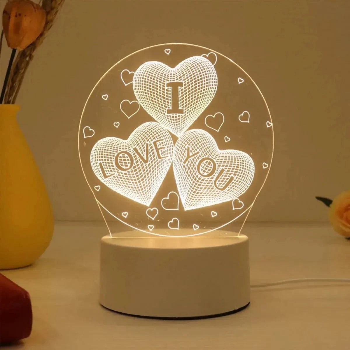Norvo | Romantisk Hjerte Lampe – Perfekt for jubileumsgaver, Valentinsdagen, eller spesielle bursdagsoverraskelser