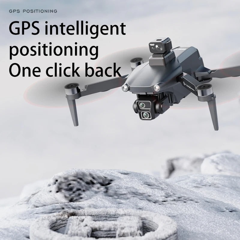 Norvo | 8K Ultra HD Drone med GPS | Avansert stabilisering & 1,5 km kontrollrekkevidde for luftfotografi og eventyrfilming