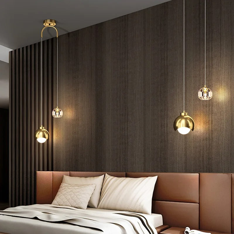 Norvo | Moderne LED Pendellampe for Stylisk Stemning i Soverom og Spisestue