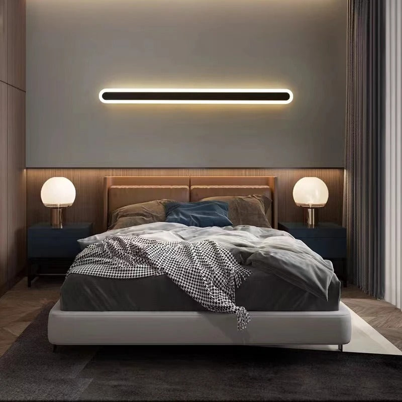 Norvo | Utendørs IP65 Vanntett Lineær Vegglampe | Minimalistisk Metal Design. Dimmable LED Alternativer for Hager & Terrasser