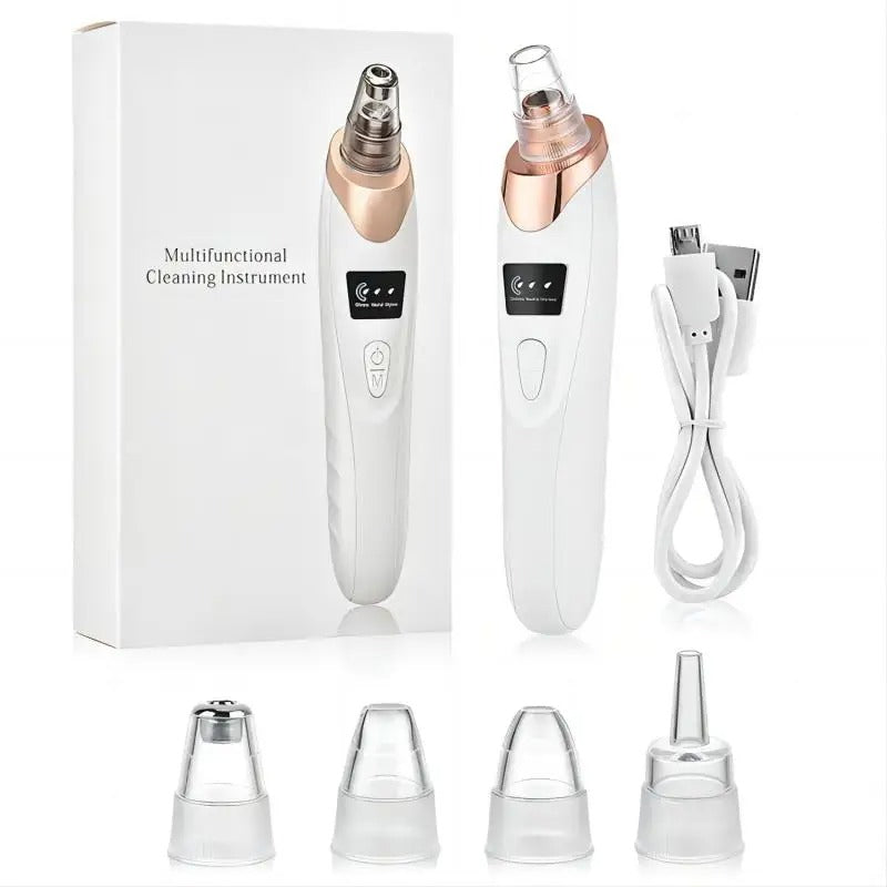 Norvo | Blackhead Remover Vacuum Pore Cleaner | Justerbart sug, multifunksjonelt verktøy for dyp rensing og aknebehandling hjemme