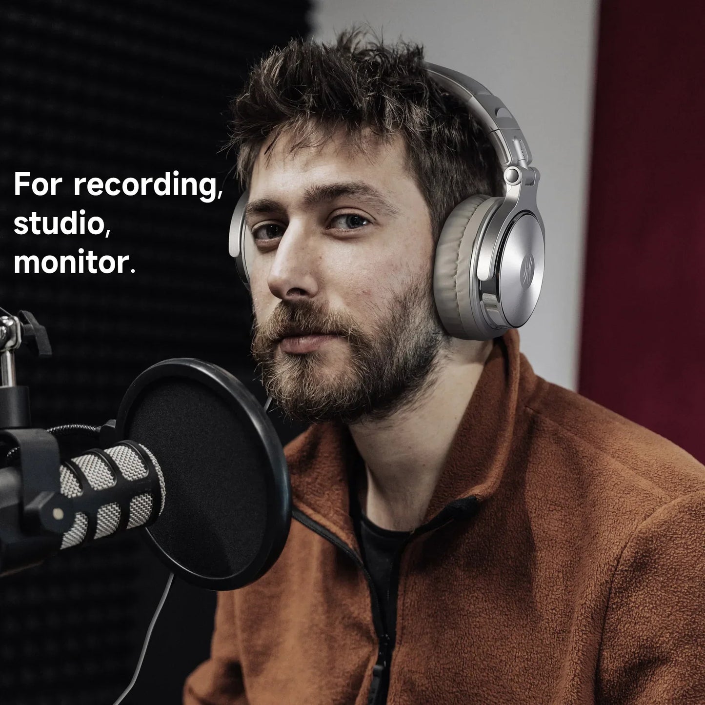 Oneodio Pro 10 Øretelefoner - ANC TWS Støydempende HiFi Stereo Dynamisk DJ Studio Overvåkingshodesett
