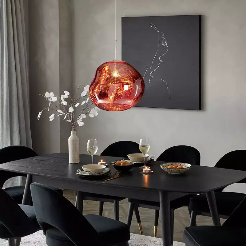Norvo | Smelt Pendellampe - Moderne Glass Henge lampe for Kjøkkenøy & Spisestue