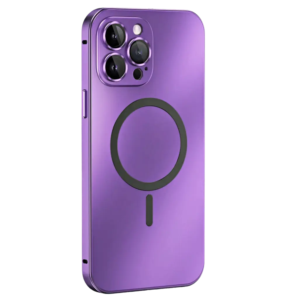 Norvo | Magnetisk Metall Etui | Slank Beskyttelse for iPhone