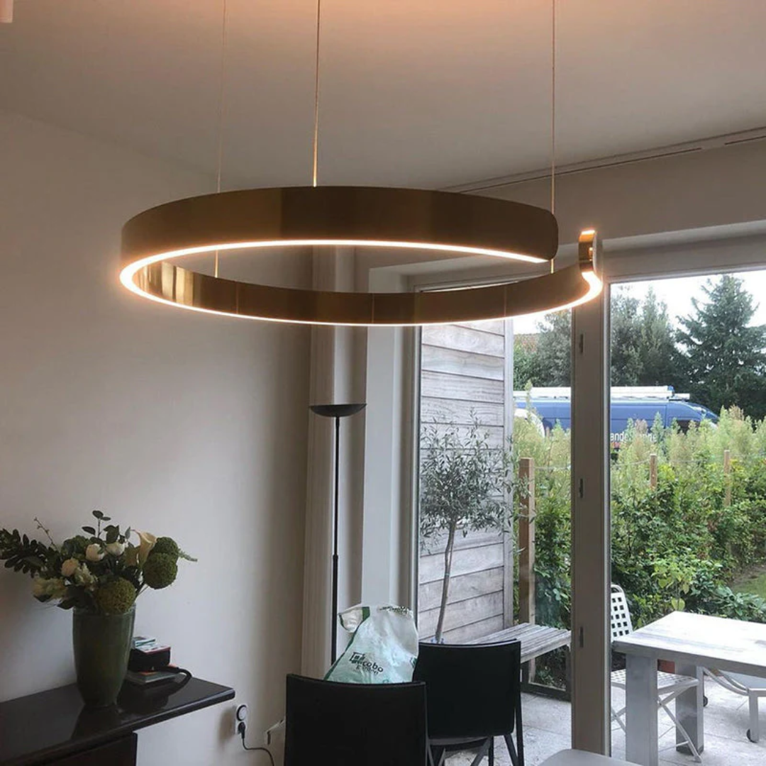 Norvo | Moderne Sirkel LED Pendellampe - HaloRing