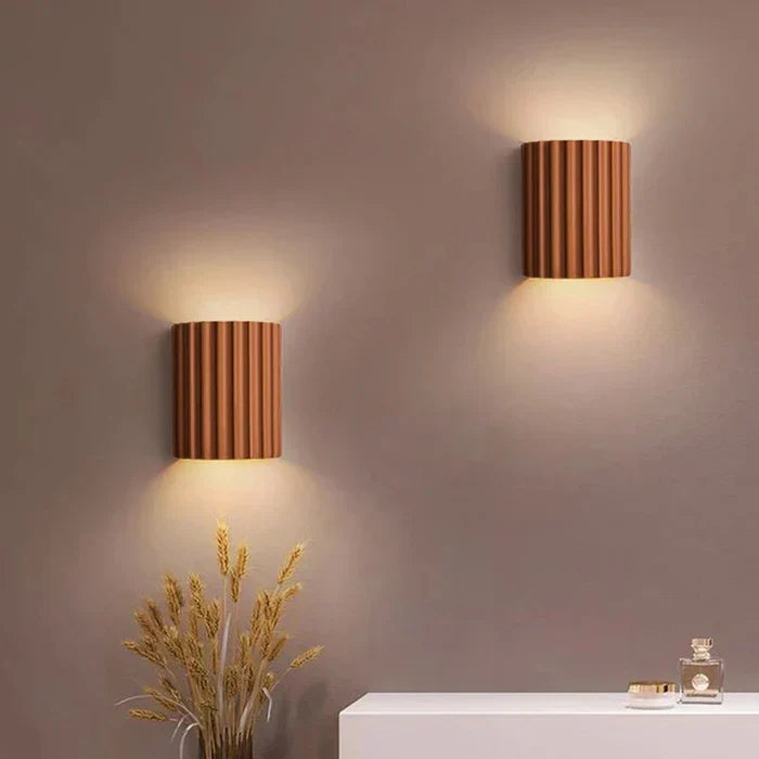 Norvo | Moderne Harpiks Vegglampe - ArtisticWave