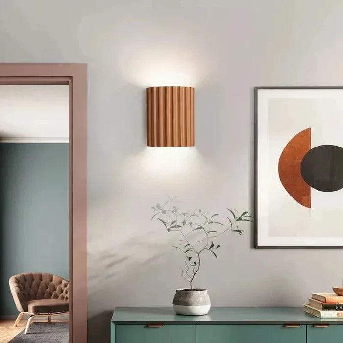 Norvo | Moderne Harpiks Vegglampe - ArtisticWave