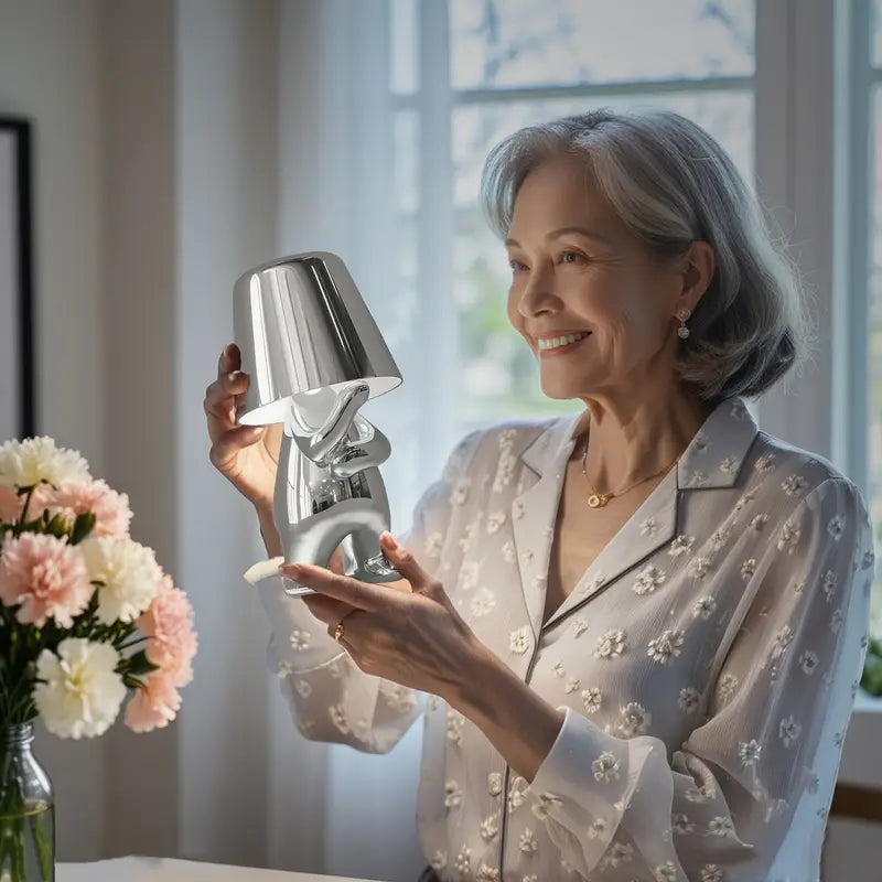 Norvo | 5 Brothers Trådlampe – Oppladbar LED Designlampe med Dimbar Lys (Varm Hvit)