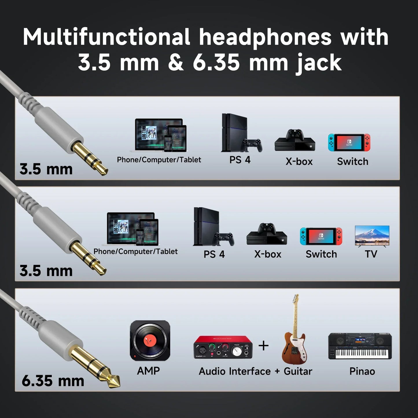 Oneodio Pro 10 Øretelefoner - ANC TWS Støydempende HiFi Stereo Dynamisk DJ Studio Overvåkingshodesett
