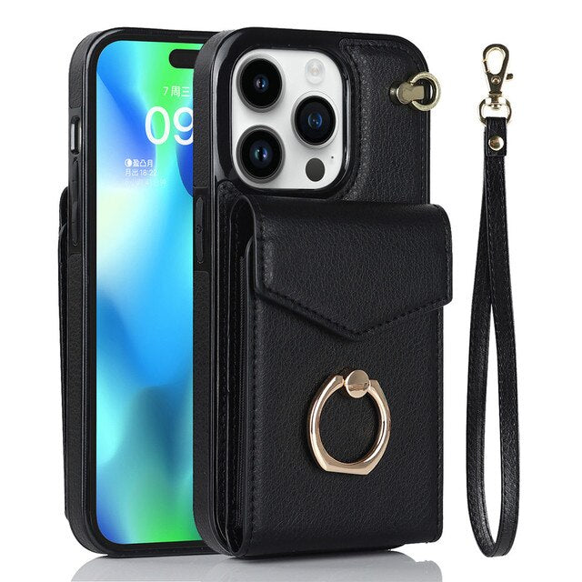 Norvo | Premium etui | Lær iPhone-etui med lommebok
